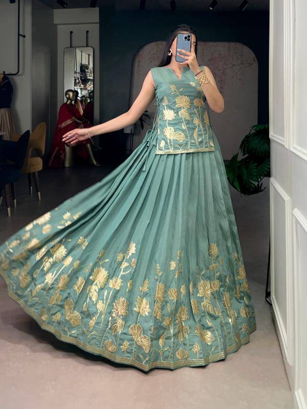 NIVRITI Shimmer SBL Surat lehenga choli market